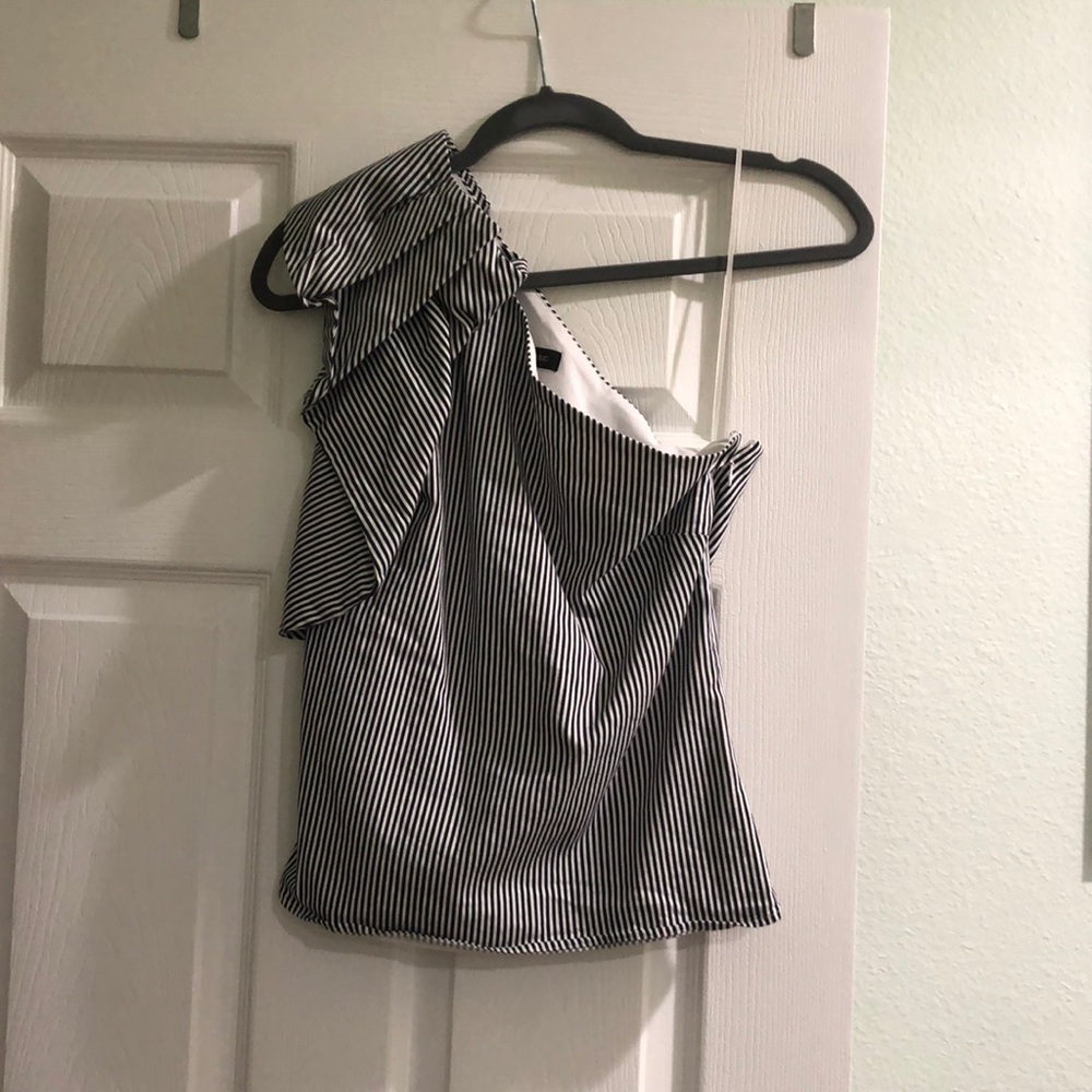 Banana Republic One Shoulder Top with Bow